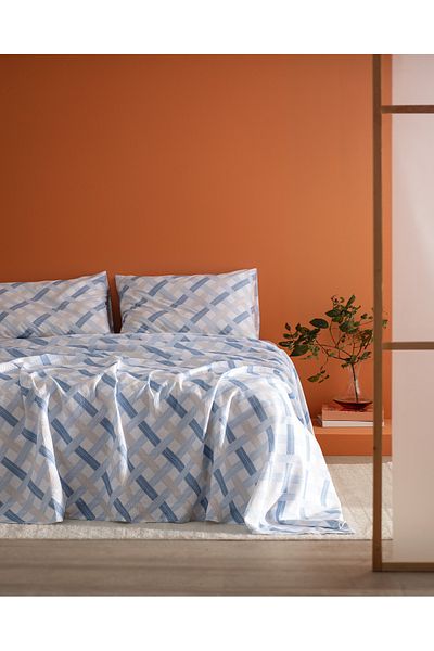 Madame Coco Danton Kardiertes, bedrucktes Kingsize-Piqué-Set
