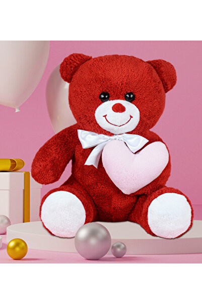Özgüner Oyuncak 65 cm Cute Boss Teddy Bear with Heart