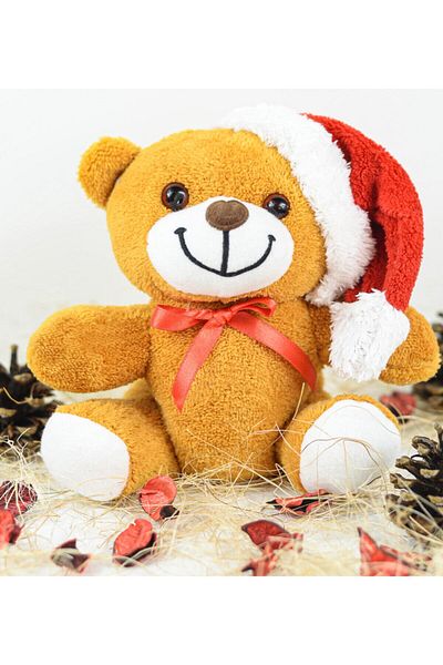 Özgüner Oyuncak Happy Birthday Board and 25 cm Cute Flower Bear