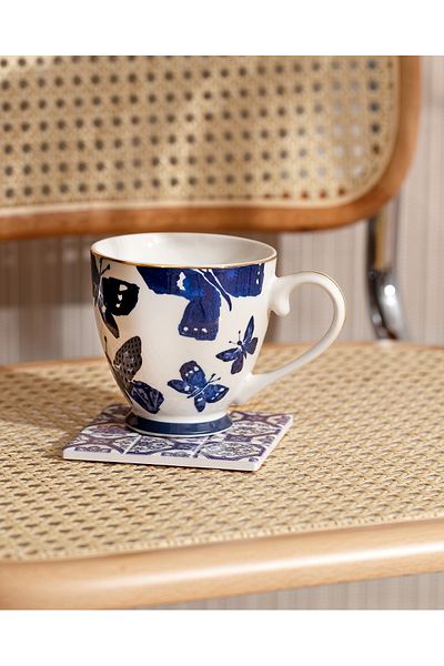 Madame Coco Mer Papillon Tasse