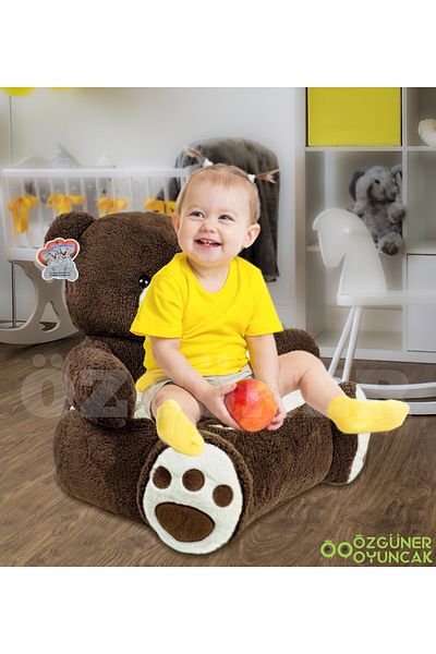 ÖZGÜNER Plush Lined Bear Baby Child Seat