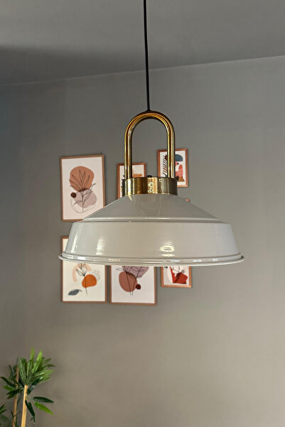 Bamyum Carmelo Gri Renk Asaletli Tekli Avize Eskitme Kilit Kafa Başlık Sarkıt...