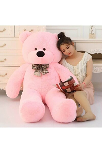 Pandamkee 160 Cm Papyonlu Peluş Ayı-dev Boy-sevgiliye Özel Hediye - % 100 Yerli