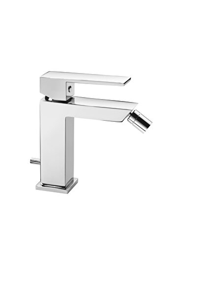 GS Rubinetterie GS Indaco Single Lever Bidet Mixer with Pop Up Waste Chrome