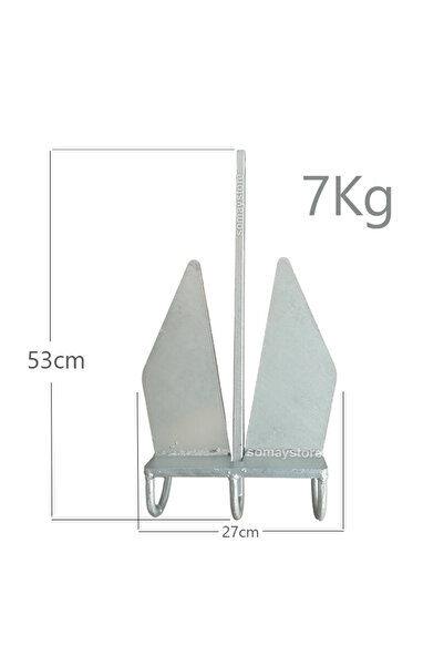 SomayStore Danfort Çapa Galvanizli 7 KG