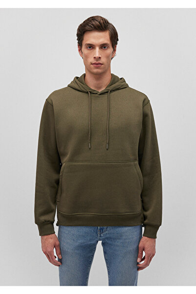 Mavi Yarı Fermuarlı Haki Sweatshirt 0s10246-71543