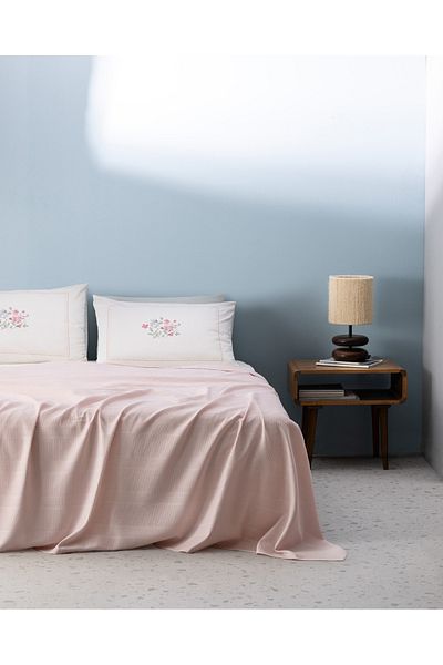 Madame Coco Mathilda Ecocell, einfarbig, Kingsize-Piqué-Set