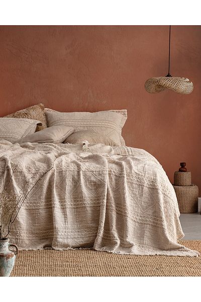Madame Coco Ethnique-Tagesdecke für Doppelbett