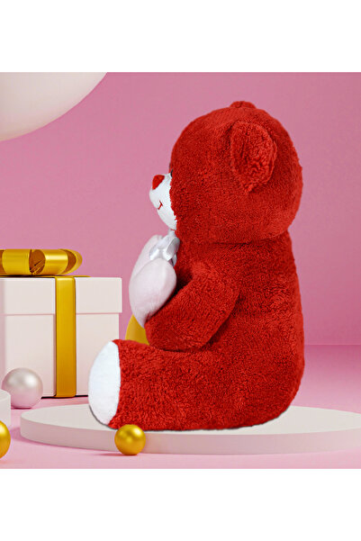 Özgüner Oyuncak 65 cm Cute Boss Teddy Bear with Heart