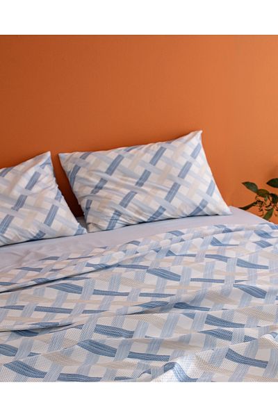 Madame Coco Danton Kardiertes, bedrucktes Kingsize-Piqué-Set