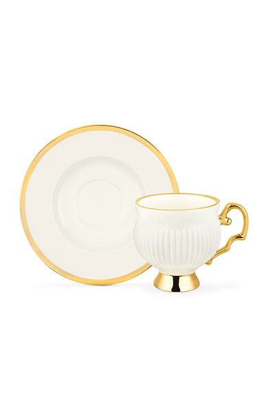 Madame Coco Yolande Pensee 4-teiliges Kaffeetassen-Set