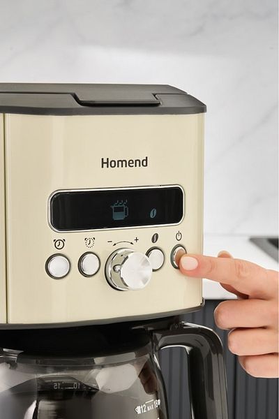 HOMEND Vintage Coffeebreak 5027H Filter Coffee Machine Cream