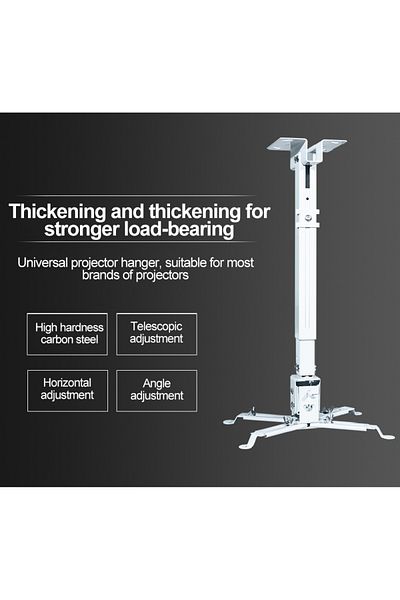 FlashHawk Universal Projector Ceiling Mount,Adjustable Projector Wall Mount for Home Office