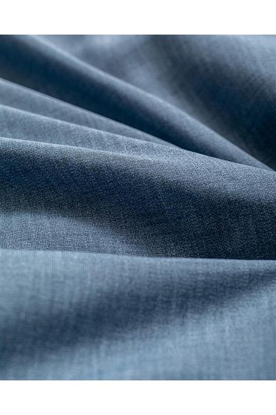 Madame Coco Juin Bedrucktes Bettbezug-Set aus Baumwolle in Familiengröße, Marineblau