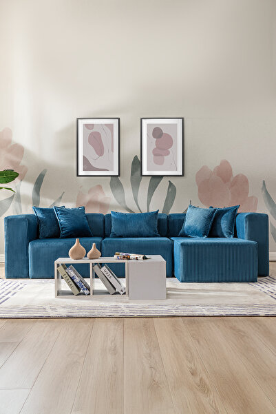 GOOD NİGHT Katt Modüler Ekstra Rahat İskeletli Koltuk 3 Lü 10 Renk