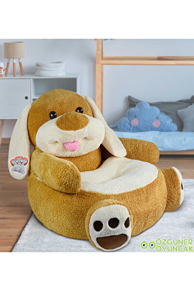 ÖZGÜNER Köpek Pelüş Bebek Çocuk Koltuğu