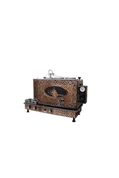 Şelale Çay Kazanları Şelale Antik Bakır Işleme Çay 3 Demlikli Çay Kazanı