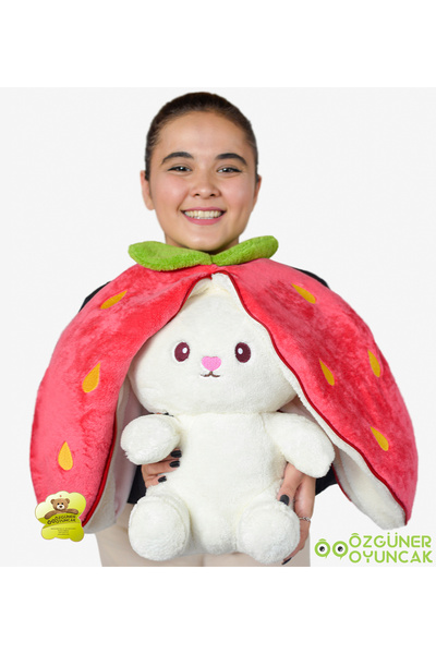 Pababo Çilek Tavşan Çantalı 80 cm