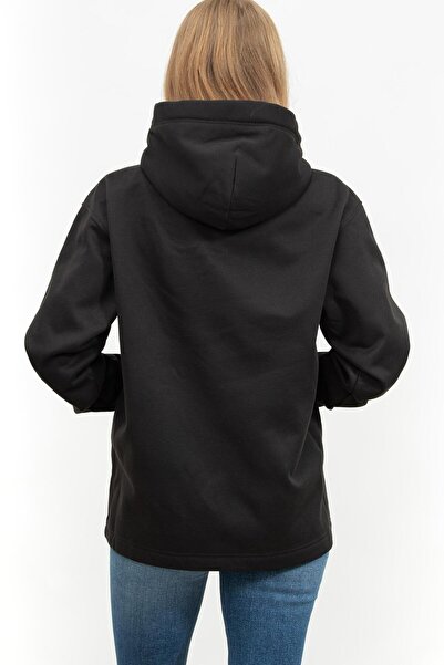 Calvin Klein Logo Kadın Kapüşonlu Sweatshirt