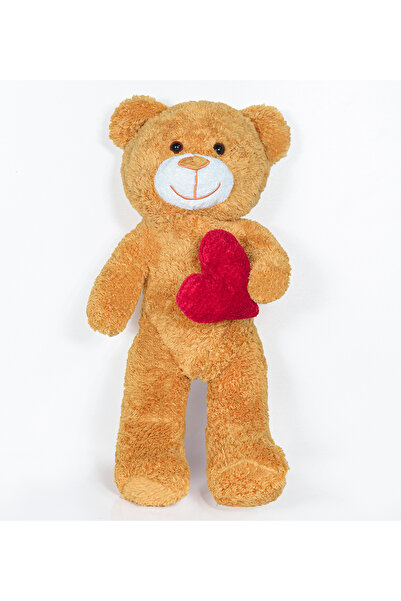 Özgüner Oyuncak 50 Cm Ayakta Duran Peluş Elinde Kalpli Peluş Ayıcık
