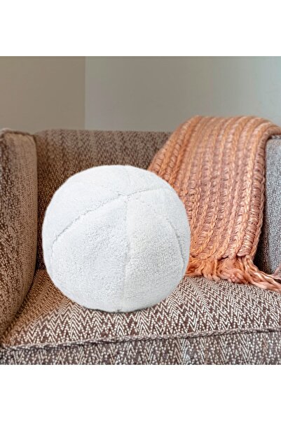 Genel Markalar Pabtex Dekoratif Peluş Top Kırlent Yastık