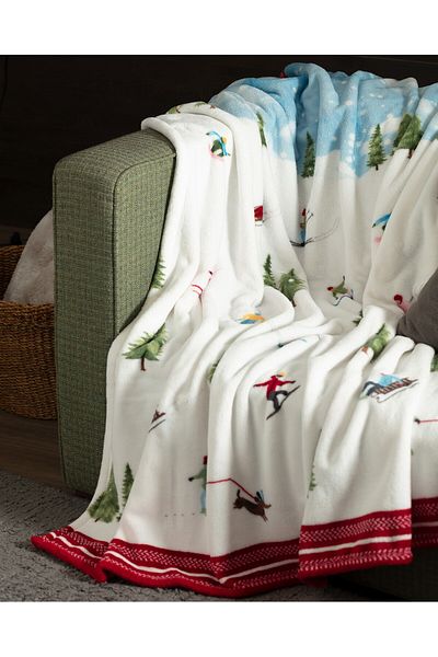 Madame Coco Wellsoft-Decke mit Neige-Print