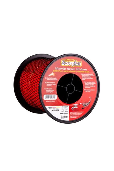 Scorpion Misina 3.3mm 123m Kırmızı 3 Köşe Scorpion - Kırmızı