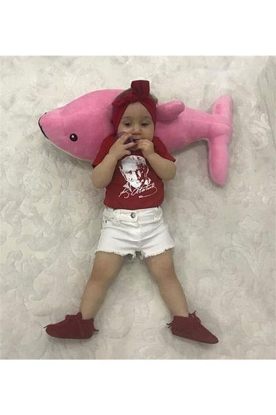 Özgüner Oyuncak 65 cm Pink Dolphin - Soft Sleeping Companion