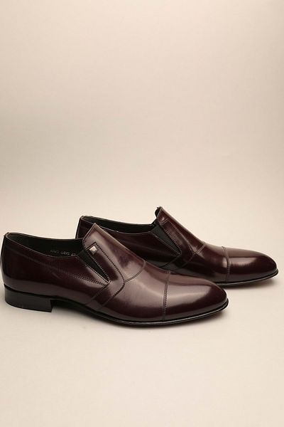 Gondol Bărbați din piele naturală Clasic Claret Red 42 ttx.118
