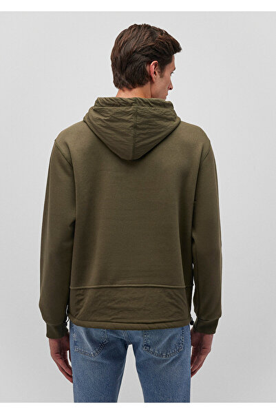 Mavi Yarı Fermuarlı Haki Sweatshirt 0s10246-71543