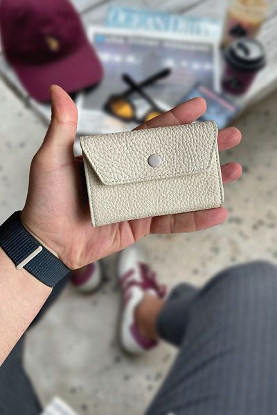 LETERRA GENUINE LEATHER ACCORDION CARD HOLDER