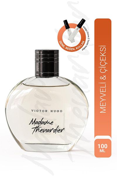 Victor Hugo Madame Thenardier Edp Women's Perfume 100ml |   Floral, Fruity | Orange, Jasmine, Cedarwood, Musk