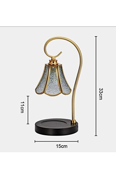 Yelajoy Aroma melting wax lamp,clear glass,with timer and 2 bulbs,pollution-free,suitable for decoration