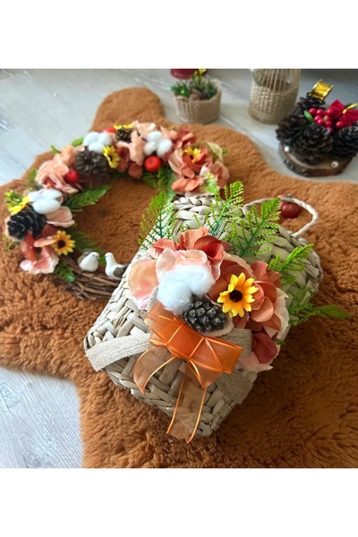 Marrone زخرفة الباب البوهيمي الأصيل