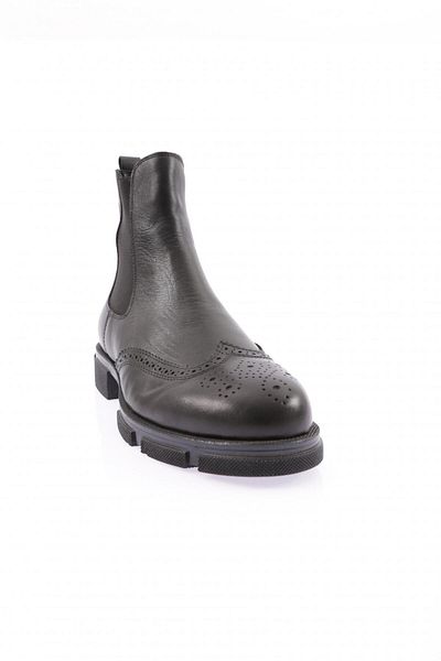 DGN Men's Chelsea Boots Black Genuine Leather 95123210