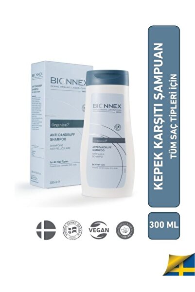 Bionnex Organica Tüm Saç Tipleri Için Kepek Karşıtı Şampuan 300 ml
