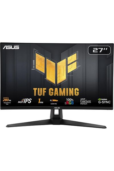 ASUS TUF Gaming VG279QM1A Gaming Monitor, 27" FHD Fast IPS Display, 280Hz, 1ms G-Sync & FreeSync