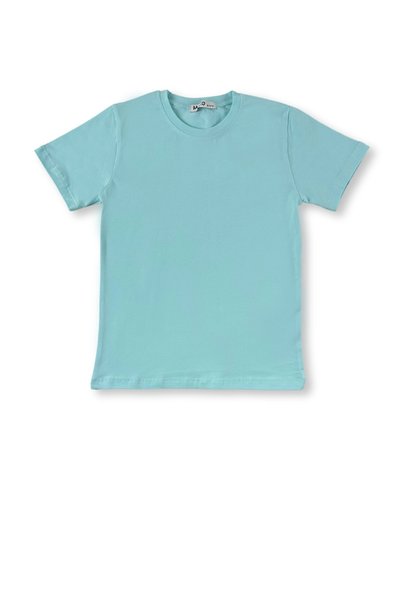 MK Mukko Kids Children's T-Shirt - Girls' and Boys' Set of 3 Basic Design Plain Short Sleeve Top T-Shirt