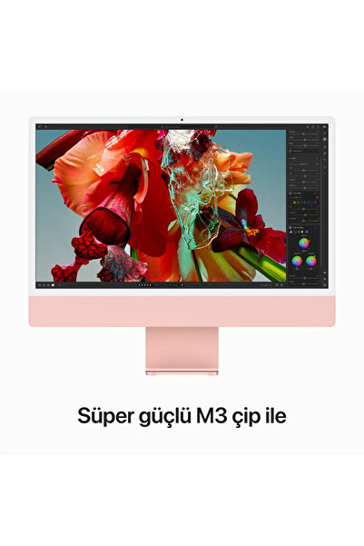 Apple iMac M3 Çip 10C GPU 8GB 512GB SSD macOS 24" All In One Bilgisayar MQRU3TU/A Pembe