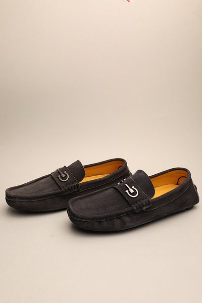 Gondol Loafer clasic pentru bărbați din piele naturală negru 42 ttx.638