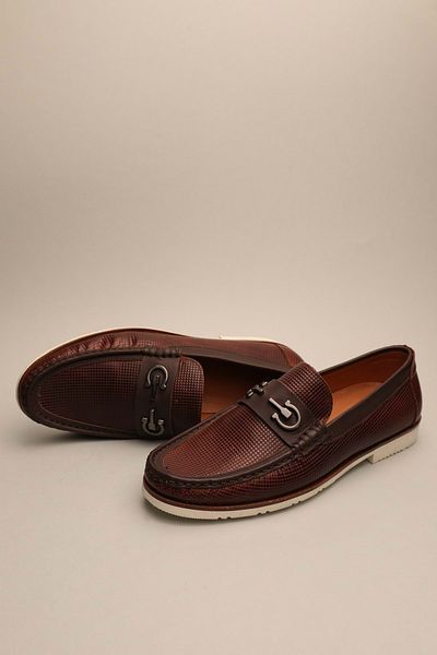 Gondol Loafer clasic din piele naturală pentru bărbați maro 42 Ttx.642