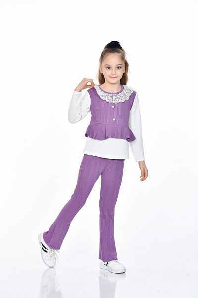 Kamex Waterway Shirt Detailed Girl's Suit