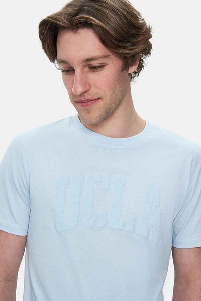 UCLA Tricou pentru bărbați CULVER Sky Blue Crew Neck imprimat standard