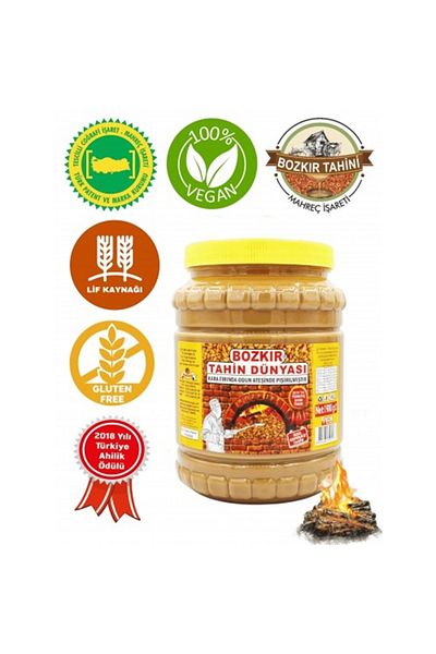 Kalaycıoğlu Bozkır Tahini Centre - 1900 g Roasted Tahini Without Bran (Stone Mill&Natural)