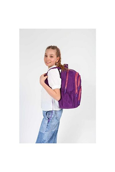 KAUKKO Purple Crazy Backpack - K1678