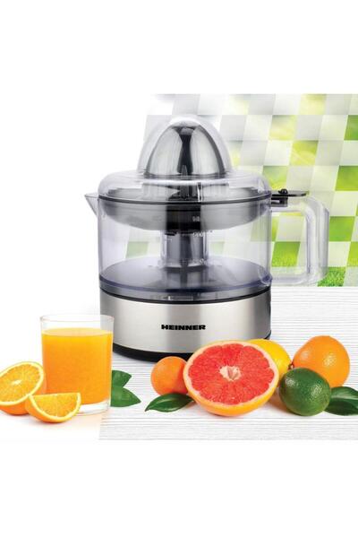Heinner Heinner C300SS Citrus Juicer, 30 W, 0.5 l, 2 Cones, 2 Twisting Directions (Stainless Steel)