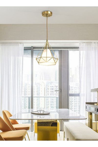sharpdo Modern and Simple LED 3-Color Light-Adjustable Chandelier, Suitable for Homes, Restaurants, and Bars