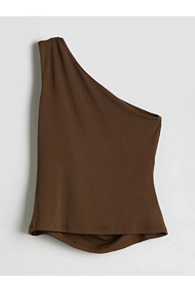 LC Waikiki Lcw Vision Ecru One Shoulder Women's Blouse