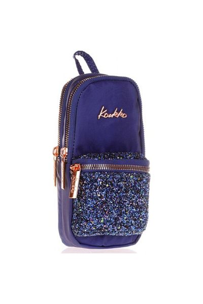 KAUKKO Τσάντα στυλό σε σχήμα τσάντας Bright Navy Blue Stone Junior