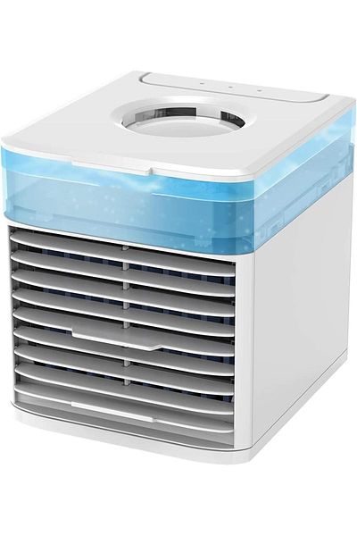 COOYA Portable Air Conditioner,3 Speed 7 Color LED Lights,Spray Humidification Design,for Bedroom Office
